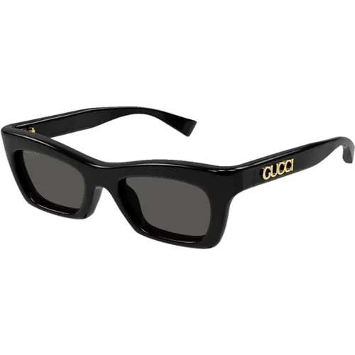 Cateye Acetate Sunglasses in , female, Sizes: 50 MM - Gucci - Modalova