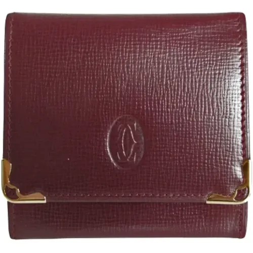 Pre-owned Leather wallets , female, Sizes: ONE SIZE - Cartier Vintage - Modalova