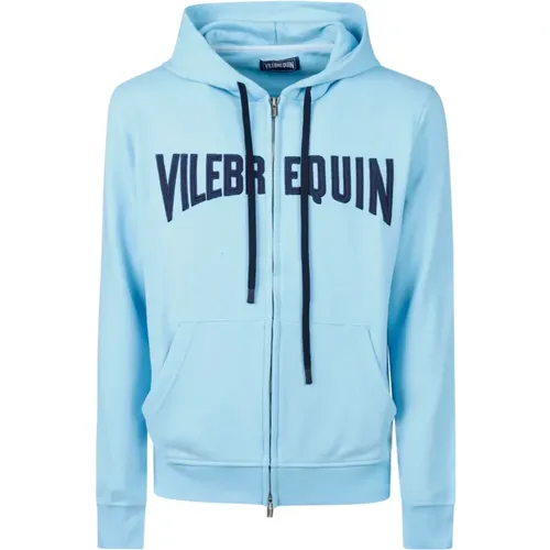 Baumwoll-Hoody-Sweatshirt mit Frontdruck , Herren, Größe: L - Vilebrequin - Modalova