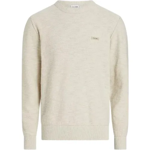 Winter Slub Men's Sweater , male, Sizes: L, M, XL - Calvin Klein - Modalova