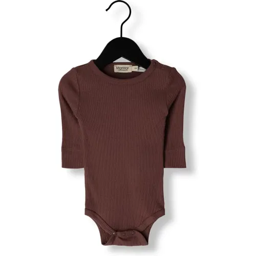 Einfarbiger Body Langarm Romper - MarMar Copenhagen - Modalova