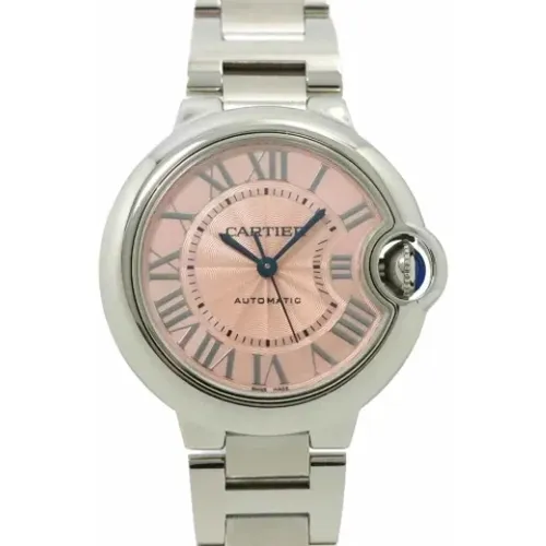 Pre-owned Stainless Steel watches , female, Sizes: ONE SIZE - Cartier Vintage - Modalova