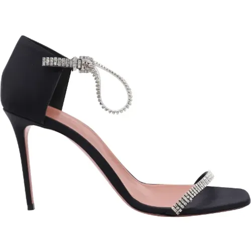 Leather heels , female, Sizes: 9 UK - Amina Muaddi - Modalova