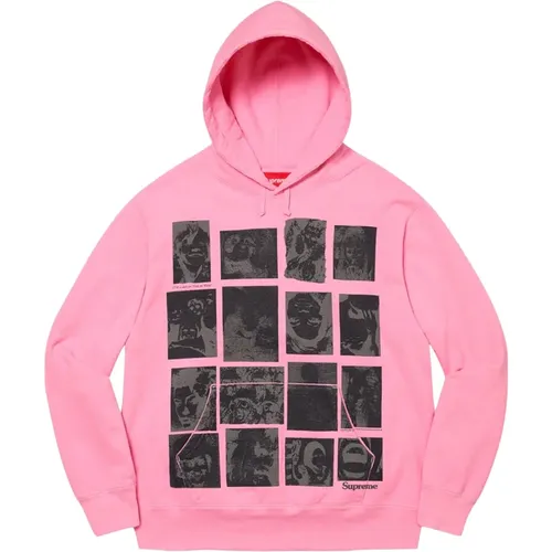 Grid Hoodie Limited Edition , male, Sizes: L, XL - Supreme - Modalova