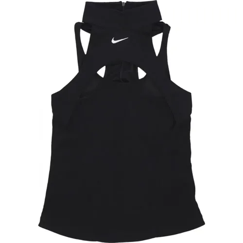 Street Tank Top Sportbekleidung Schwarz/Weiß , Damen, Größe: XS - Nike - Modalova