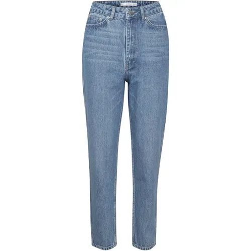 Loose-fit High-Waisted Mom Jeans , female, Sizes: W29, W25, W31, W30 - Gestuz - Modalova