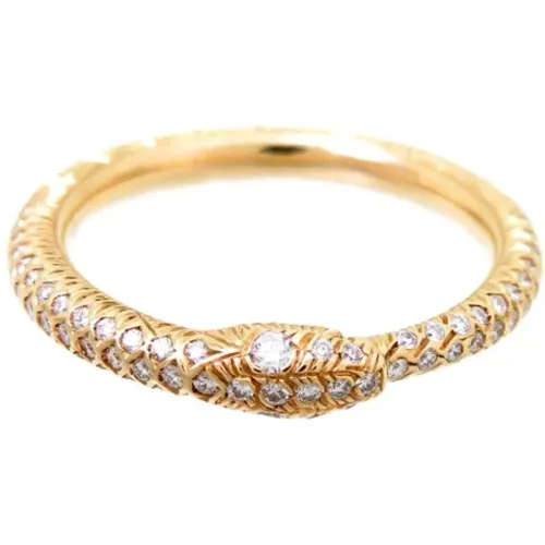 Pre-owned Gold rings , female, Sizes: ONE SIZE - Gucci Vintage - Modalova