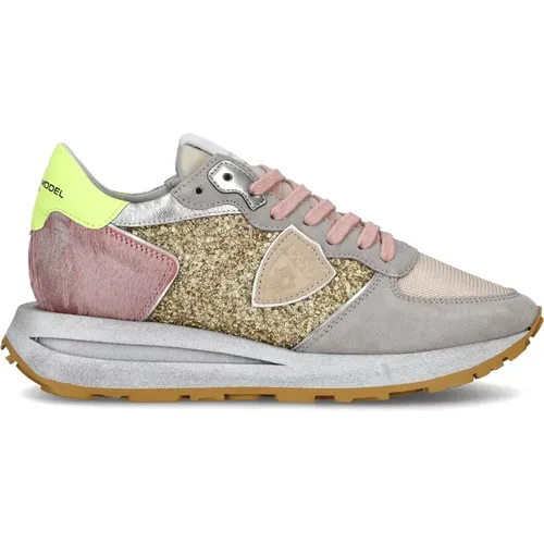 Glamouröser Urban Sneaker Tropez Haute , Damen, Größe: 39 EU - Philippe Model - Modalova