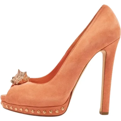 Pre-owned Wildleder heels , Damen, Größe: 41 EU - Alexander McQueen Pre-owned - Modalova