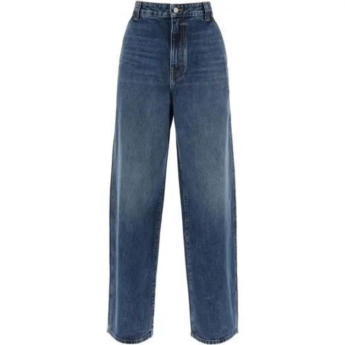 Weite Jeans mit Vintage-Waschung - Khaite - Modalova