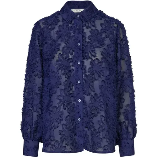 Elegant Floral Shirt Medieval , female, Sizes: XS, M - Masai - Modalova