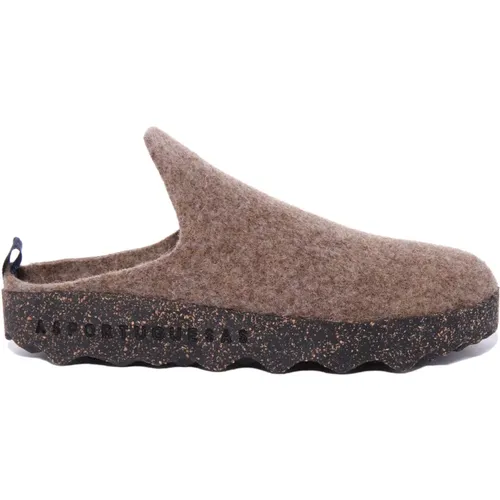 Wool Felt Slipper Shoes , male, Sizes: 8 UK - Asportuguesas - Modalova