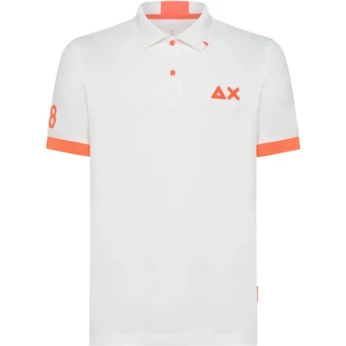 Polo Logo T-shirts and Polos , male, Sizes: 3XL, 2XL - Sun68 - Modalova