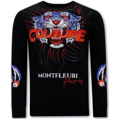 Thick Sweater Men Tiger Couture - 3717 , male, Sizes: M, XL, L, 2XL, S - True Rise - Modalova