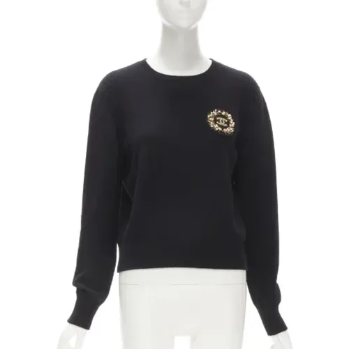 Pre-owned Cashmere tops , female, Sizes: L - Chanel Vintage - Modalova
