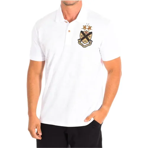 Short Sleeve Polo Shirt in , male, Sizes: L, S - LA MARTINA - Modalova