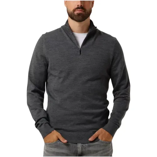 Merino Quarter Zip Sweater , Herren, Größe: 2XL - Calvin Klein - Modalova