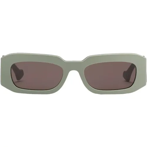 Square Unisex Sunglasses in Sage , unisex, Sizes: 54 MM - Gucci - Modalova