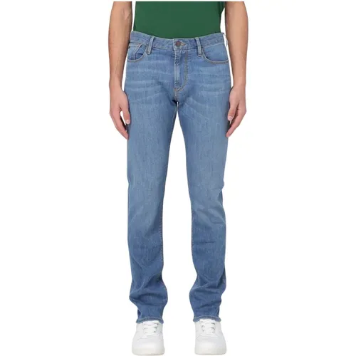 Classic 5 Pocket Jeans , male, Sizes: W32 - Giorgio Armani - Modalova