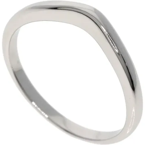 Pre-owned Platinum rings , female, Sizes: ONE SIZE - Bvlgari Vintage - Modalova