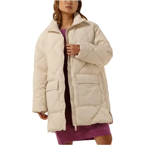 Heidi Puffer Jacket in Sand , Damen, Größe: M - Selected Femme - Modalova