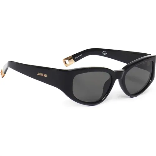 Gala Sunglasses with Smoked Lenses , unisex, Sizes: ONE SIZE - Jacquemus - Modalova