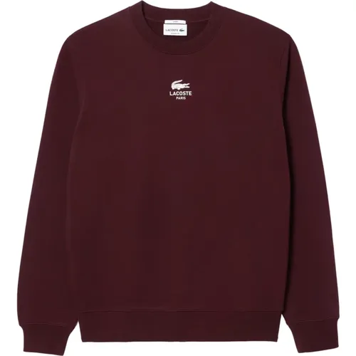 Kapuzenloser Sweatshirt Sh2736-Bzd , Herren, Größe: M - Lacoste - Modalova