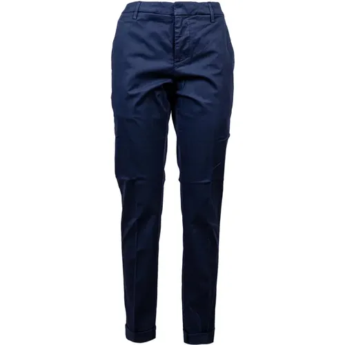 Slim-Fit Trousers for Men , male, Sizes: W31 - Dondup - Modalova