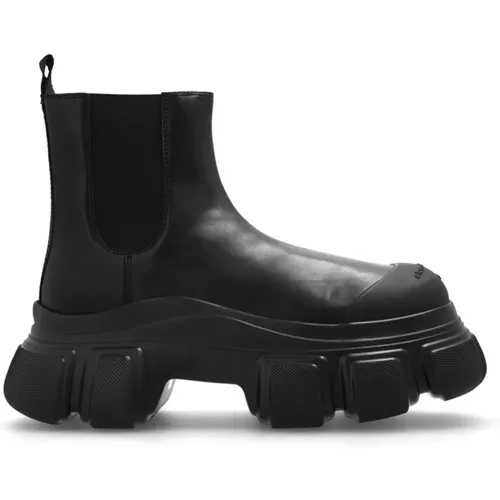 Leather platform ankle boots , female, Sizes: 7 UK, 8 UK, 6 UK, 5 UK - alexander wang - Modalova