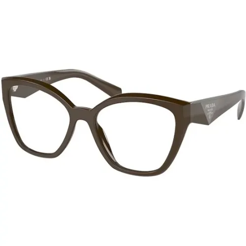 Grüne Mount Sonnenbrille , unisex, Größe: 52 MM - Prada - Modalova