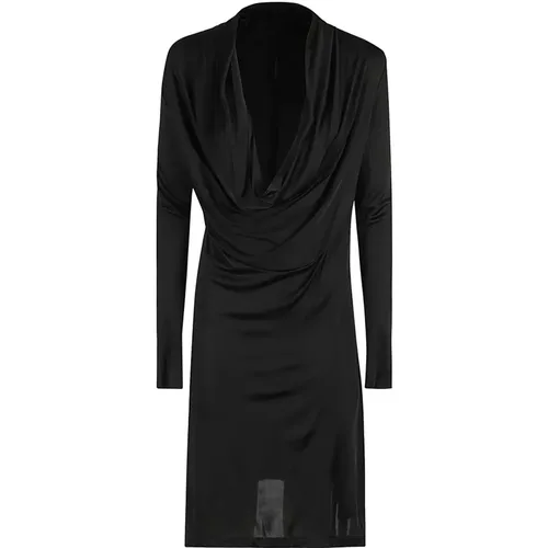 Chic Cowl Neck Dress , female, Sizes: S, XS, M - Helmut Lang - Modalova