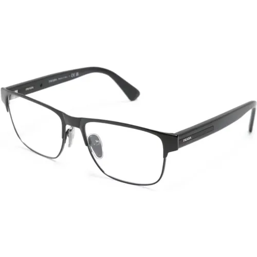 Classic Optical Frame , male, Sizes: 56 MM, 54 MM - Prada - Modalova