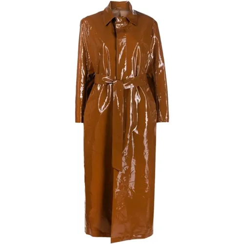 Glossy-Finish Trench Coat , female, Sizes: XS, S - Filippa K - Modalova