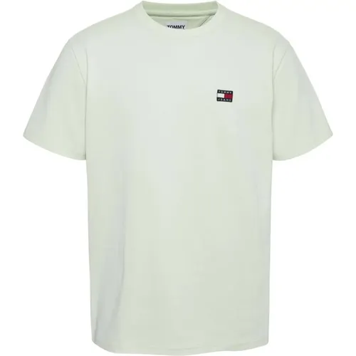 T-Shirt , Herren, Größe: S - Tommy Jeans - Modalova