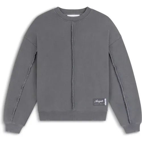 Chopped Distressed Sweatshirt , Herren, Größe: M - Axel Arigato - Modalova