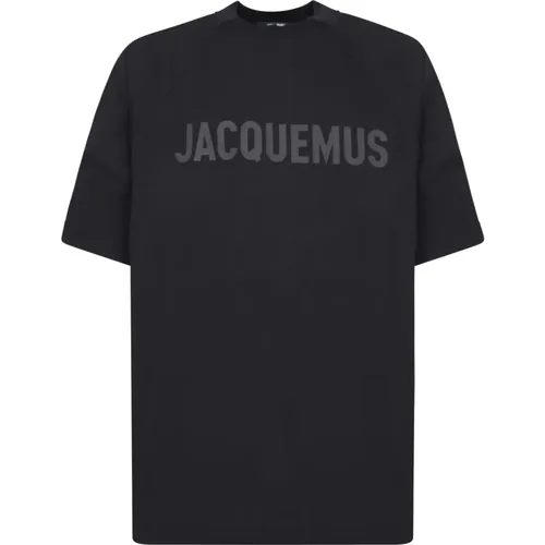 Schwarzes Klassisches T-Shirt - Jacquemus - Modalova