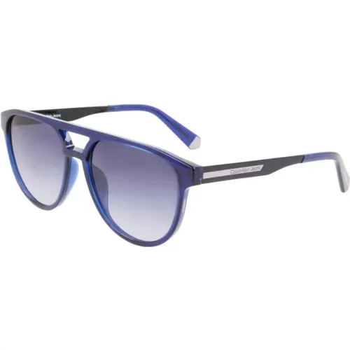 Blaue Injizierte Sonnenbrille Ckj21625S-400 - Calvin Klein Jeans - Modalova