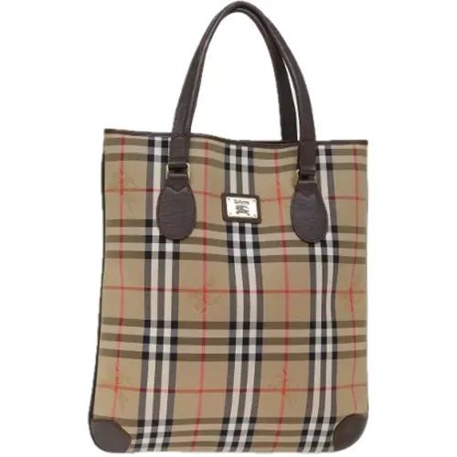 Pre-owned Canvas totes , female, Sizes: ONE SIZE - Burberry Vintage - Modalova