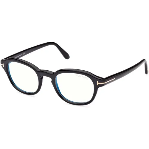 Blau Block Brillengestell , Damen, Größe: 49 MM - Tom Ford - Modalova