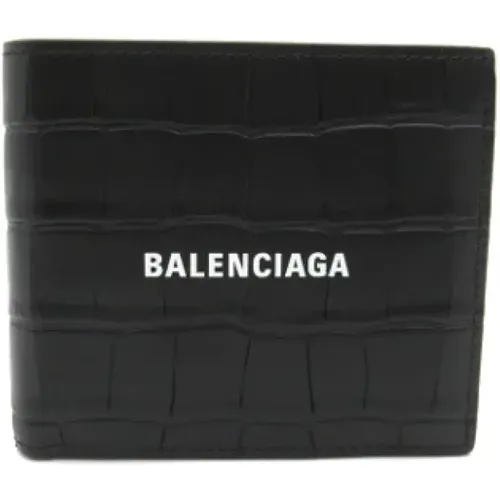 Pre-owned Leather wallets , male, Sizes: ONE SIZE - Balenciaga Vintage - Modalova