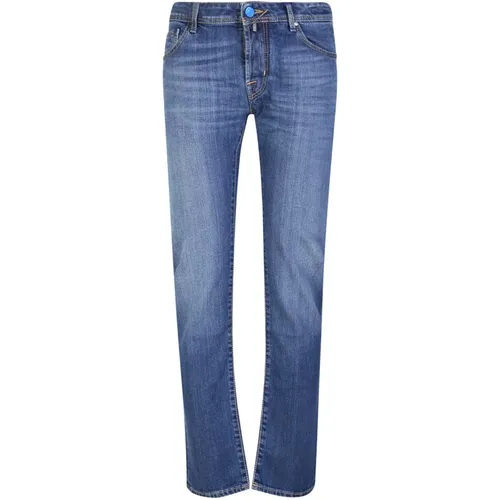 Slim-Cut Jeans , male, Sizes: W33, W32, W34 - Jacob Cohën - Modalova