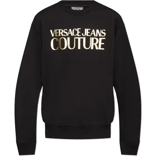 Sweatshirt mit Logo , Herren, Größe: L - Versace Jeans Couture - Modalova
