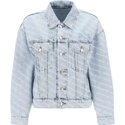 Denim Jackets , Damen, Größe: L - alexander wang - Modalova