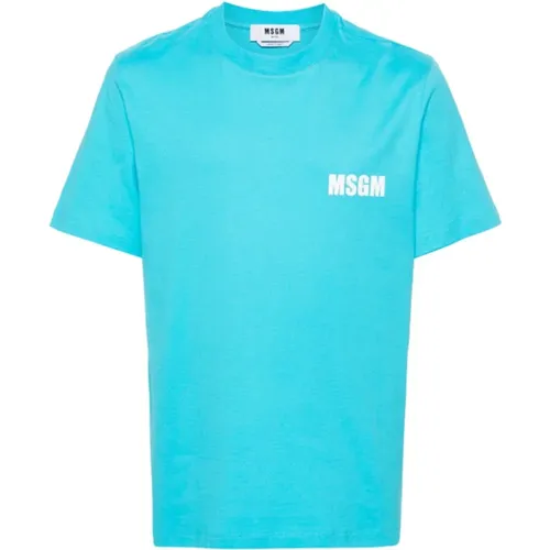 T-Shirts , male, Sizes: XL, L - Msgm - Modalova
