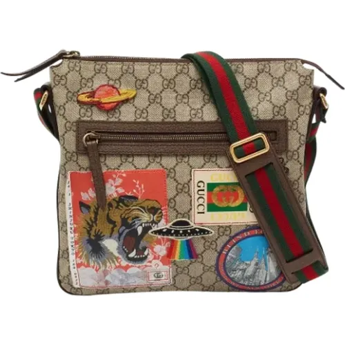 Pre-owned Canvas gucci-bags , male, Sizes: ONE SIZE - Gucci Vintage - Modalova