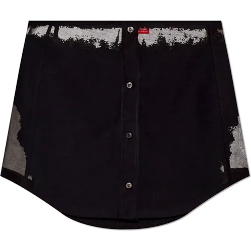 Short skirt O-Malvy , female, Sizes: XS, S, M - Diesel - Modalova