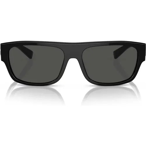 Men's Sunglasses Dg4455 501/87 , male, Sizes: 57 MM - Dolce & Gabbana - Modalova