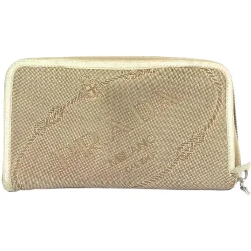 Pre-owned Canvas wallets , female, Sizes: ONE SIZE - Prada Vintage - Modalova