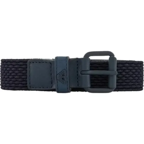 Braided Belt Style 401522 , male, Sizes: L, XL, 85 CM - Armani - Modalova