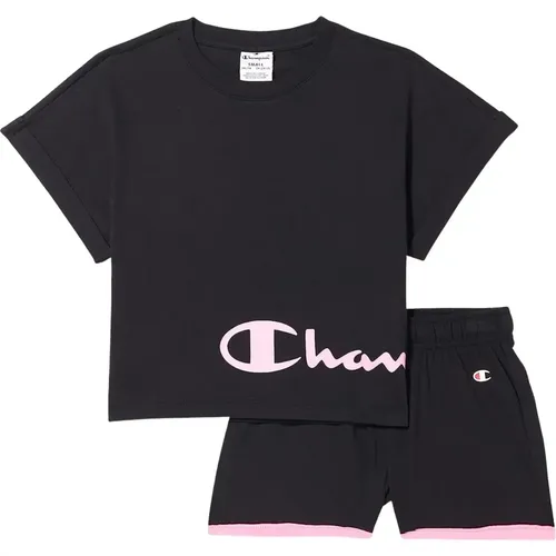 Sportliches T-Shirt und Shorts Set - Champion - Modalova